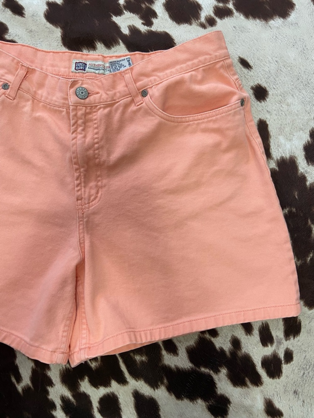 Vintage Faded Glory Denim Coral Shorts